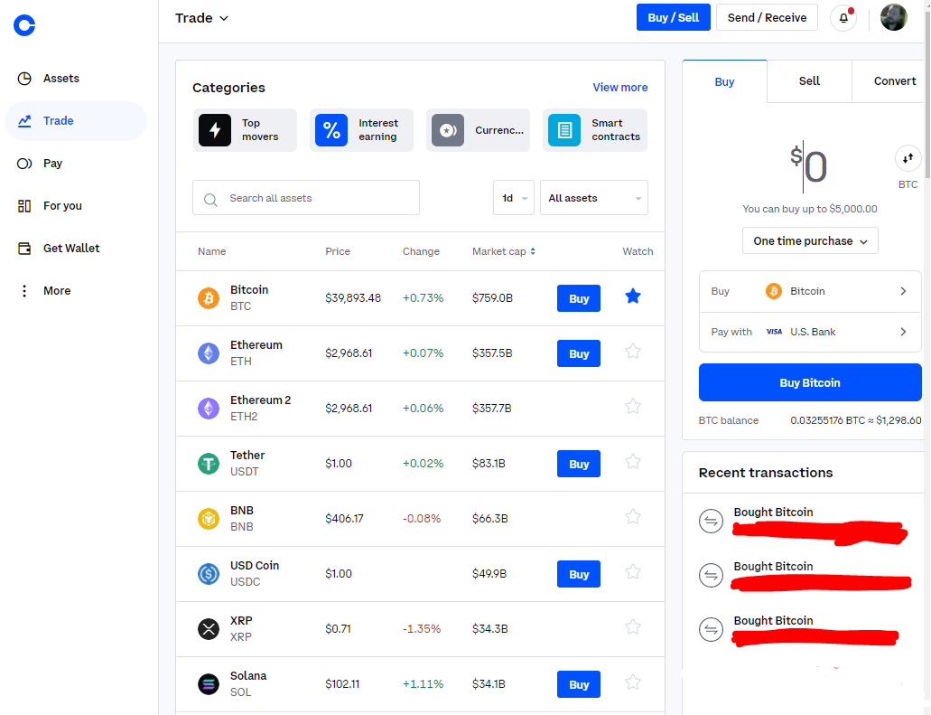 coinbase benefits